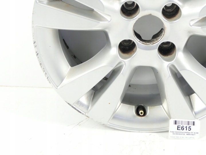 Литой диск Peugeot OE 9688118277 6.0" x 15" 4x108 ET -1, фото 4