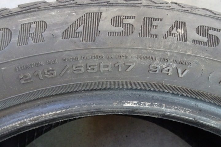 Шина всесезонная Goodyear Vector 4Seasons Gen-2 215/55R17 94 В сцепление на снегу (3PMSF) V0 - Volkswagen, фото 7