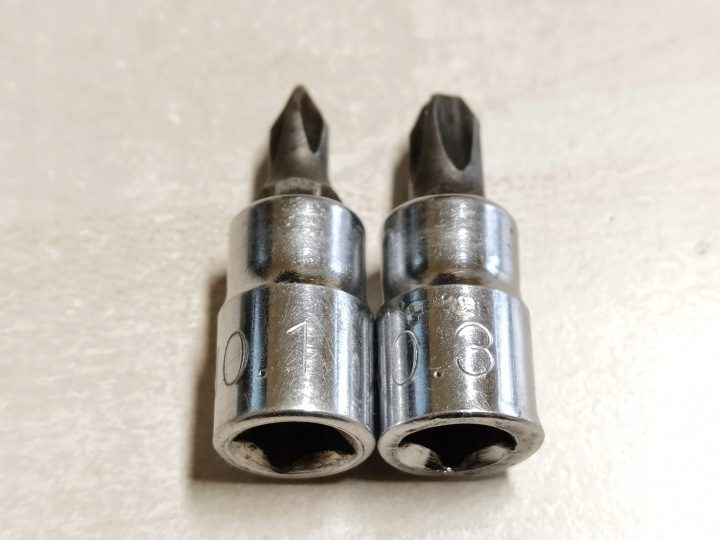 Насадки trzpieniowe 1/4'' крестовина PH1 PH3 FORCH, фото 2