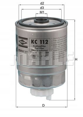 Mahle KC 112 Топливный фильтр, фото 7