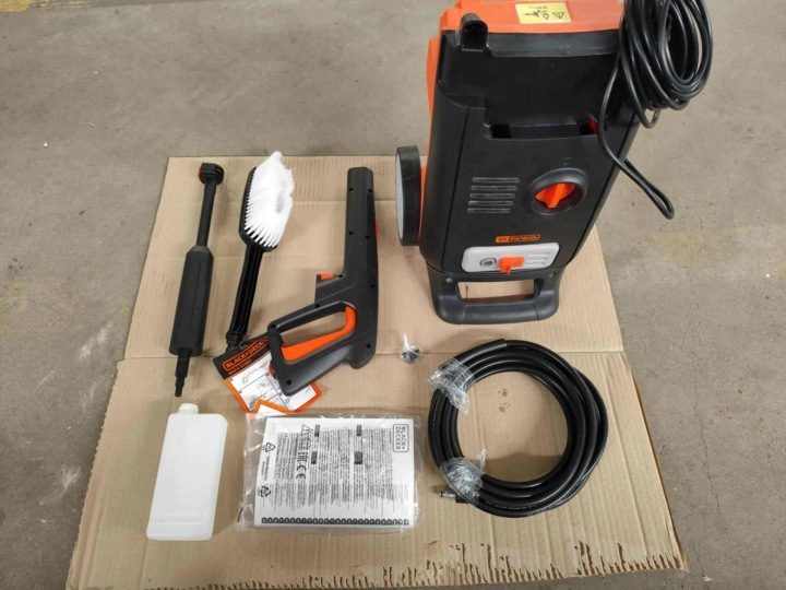 Мойка высокого давления Black+Decker 125 бар 1600 Вт, фото 9