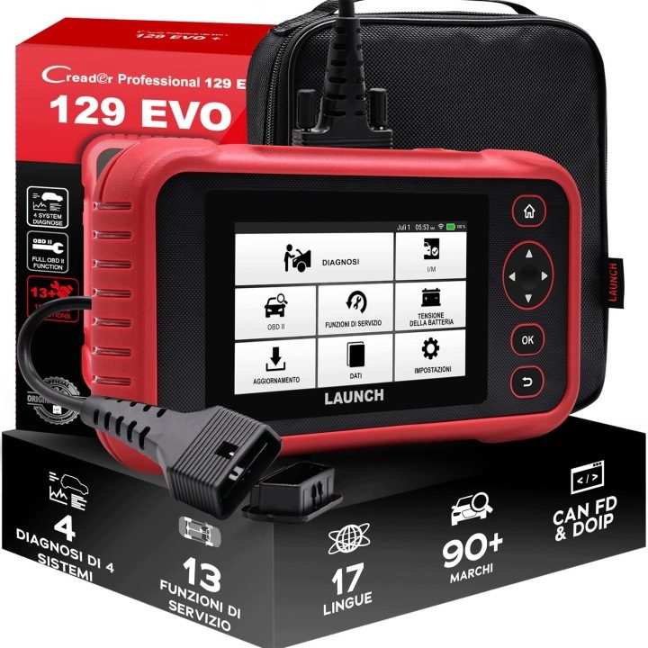 Launch Европа CRP 129 EVO+ V3 OBD2 устройство диагностическое полное obsługa, фото 1