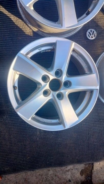 4× Литой диск Volkswagen OE Golf VII 6.0" x 15" 5x112 ET 43, фото 9
