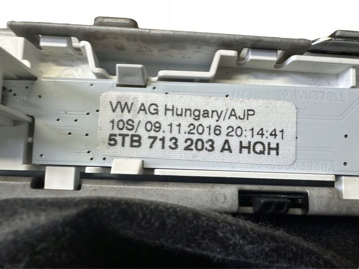 VW TOURAN 5T РУЧКА ЧЕХОЛ 5TB713203A, фото 4