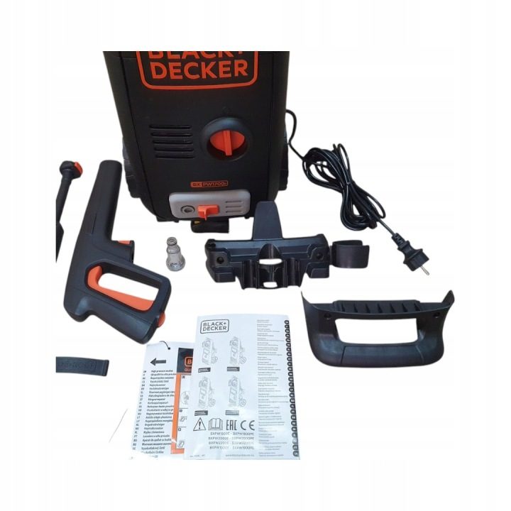 F50 Мойка высокого давления BLACK+DECKER BXPW1700PE, фото 4