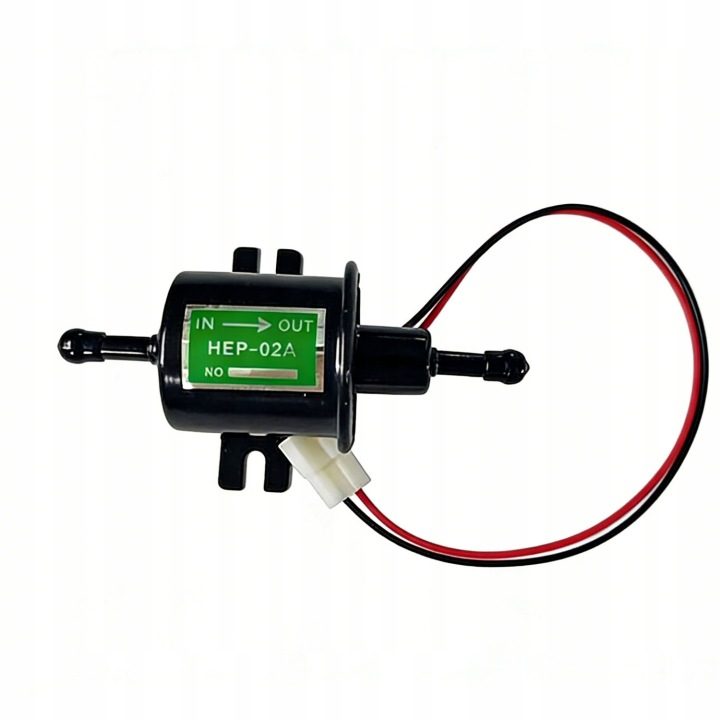 ЭЛЕКТРИЧЕСКИЙ PRZPŁYWOWA НАСОС ДЛЯ ТОПЛИВА HEP-02A 12V 3-6 PSI ЧЕРНЫЙ, фото 8