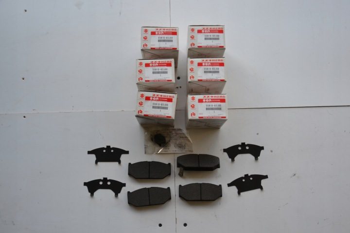 Suzuki OE 5581063J00 комплект колодок тормозного, тормоза дисковые, фото 1