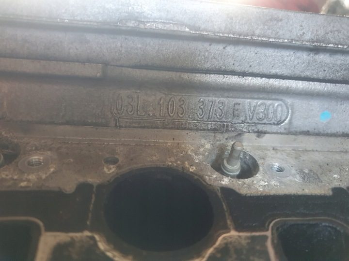 ГОЛОВКА БЛОКА ЦИЛИНДРОВ ВАЛЫ VW AUDI SEAT SKODA 2.0 TDI 03L103373E, фото 7