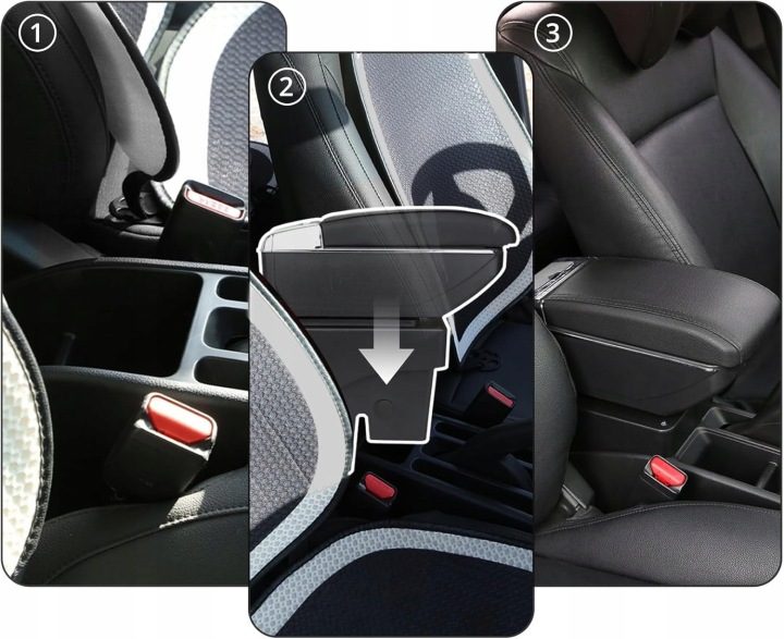 Подлокотник Opel Astra H Двойной Warstwa Подстаканник 7X USB, фото 6