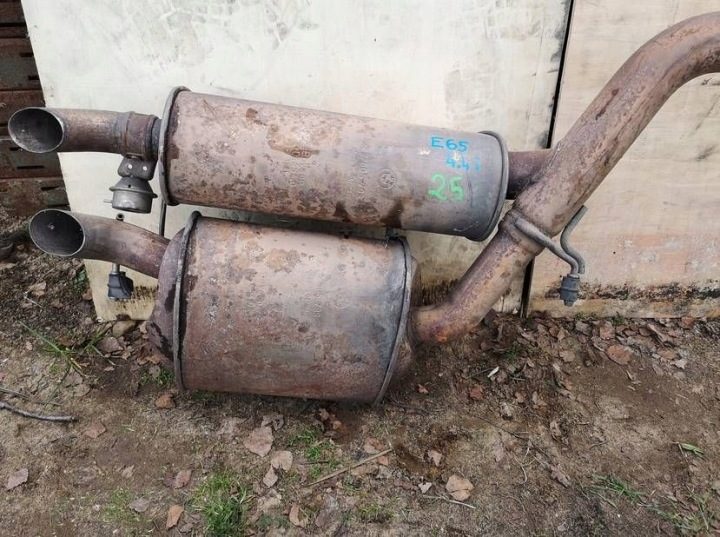 ГЛУШИТЕЛЬ В СБОРЕ BMW E65 4.4i 7505798 7505799 7505797, фото 2