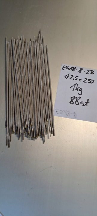 Elektroda ES18 8 2B 2,5x250mm elektrody для стали kwasoodpornych 1 кг 88 шт., фото 1