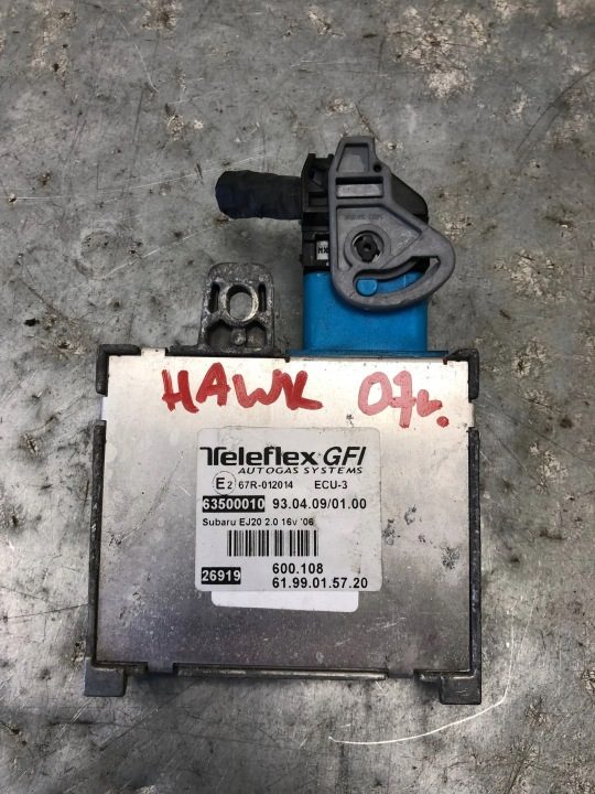 БЛОК УПРАВЛЕНИЯ ГБО SUBARU IMPREZA II УНИВЕРСАЛ HAWKEYE 63500010, фото 2