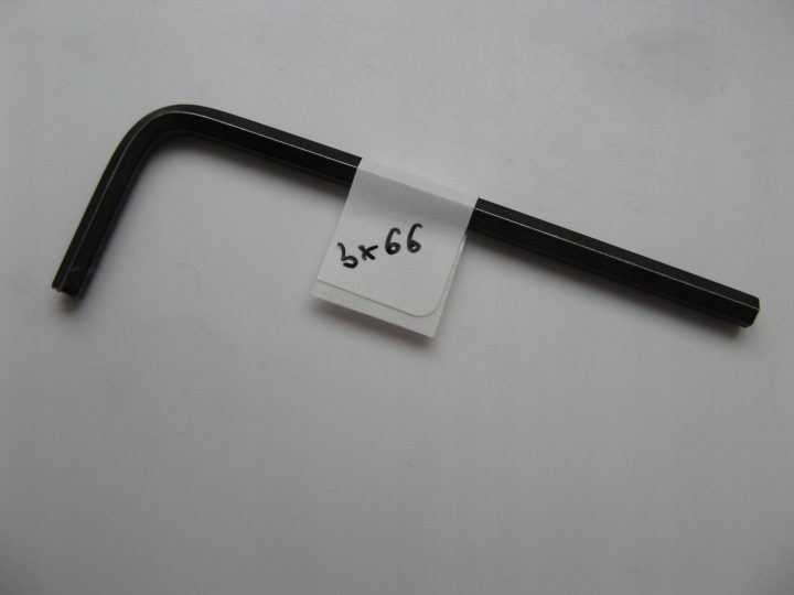 Ключ шестигранный 950 SPKL Multikolor HEX-Plus 3,0 Wera 05022606001, фото 1