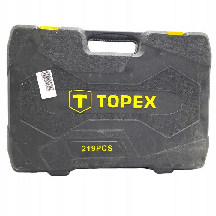 КОМПЛЕКТ ТОРЦЕВЫХ ГОЛОВОК БОЛЬШОЙ 219 шт. 1/2" 3/8" 1/4" СТАЛЬ CR-V КЕЙС TOPEX, фото 6
