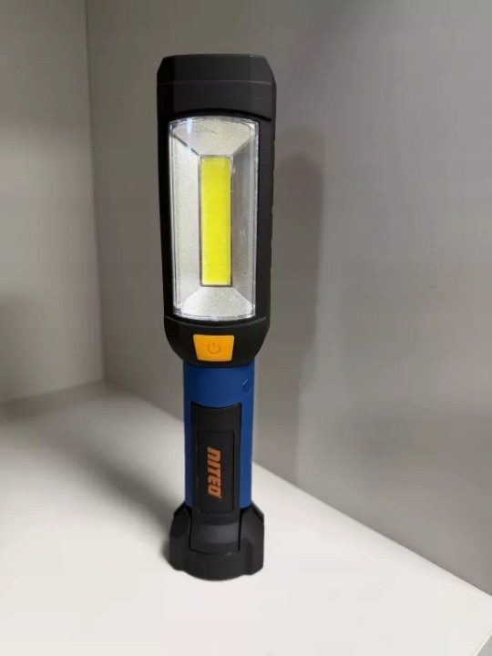 Фонарик гаражный LED аккумулятор Li-Ion USB-C магнит крюк BMWL0246, фото 1