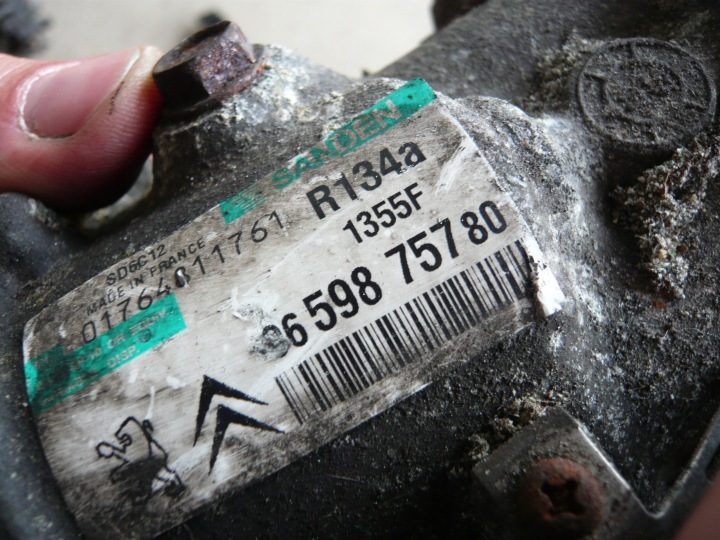 Компрессор кондиционера PEUGEOT 308 207 9659875780, фото 2