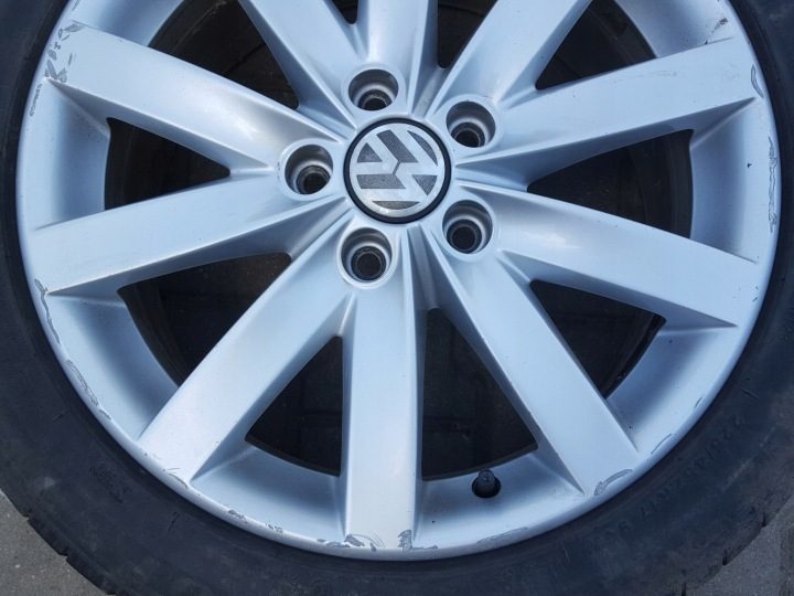 Литой диск Volkswagen OE Touran Jetta Golf 7.0" x 17" 5x112 ET 54, фото 2