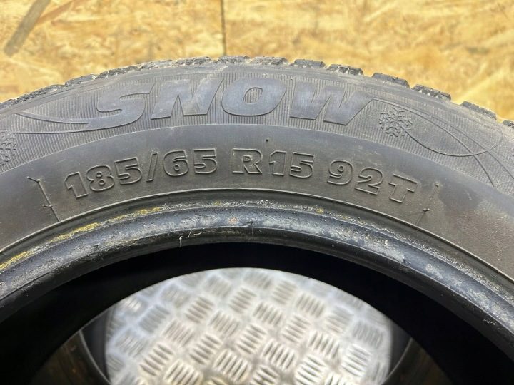2× Шина зимняя Kormoran Snow 185/65R15 92 т сцепление на снегу (3PMSF), усилитель (XL), фото 6
