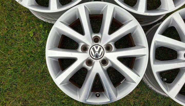 4× Литой диск Volkswagen OE 6.5" x 16" 5x112 ET 50, фото 2