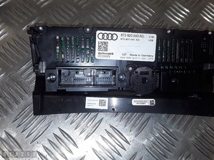 2012 Audi A5 Модуль управления кондиционером 8t2820043ag, фото 4