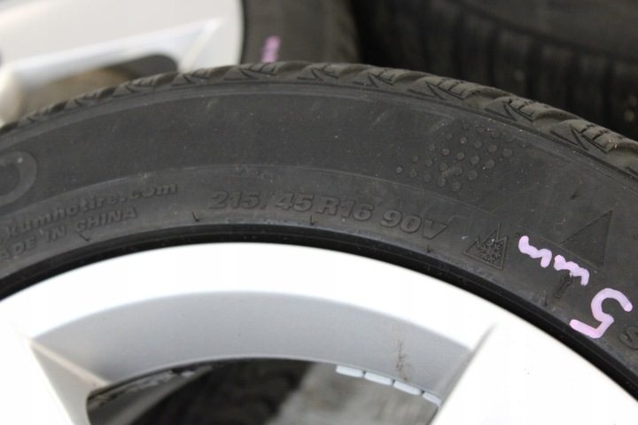 КОЛЕСА ЛИТЫЕ ДИСКИ 215/45 R16 ET46 VW POLO V 5 6R0 6R, фото 9