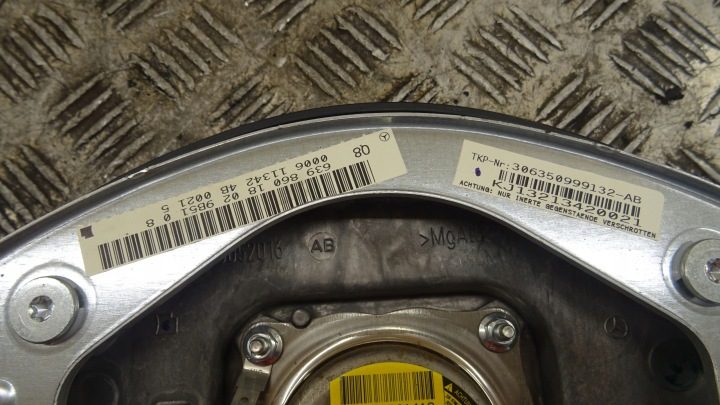 Подушка водителя Airbag Mercedes Vito W639, фото 3