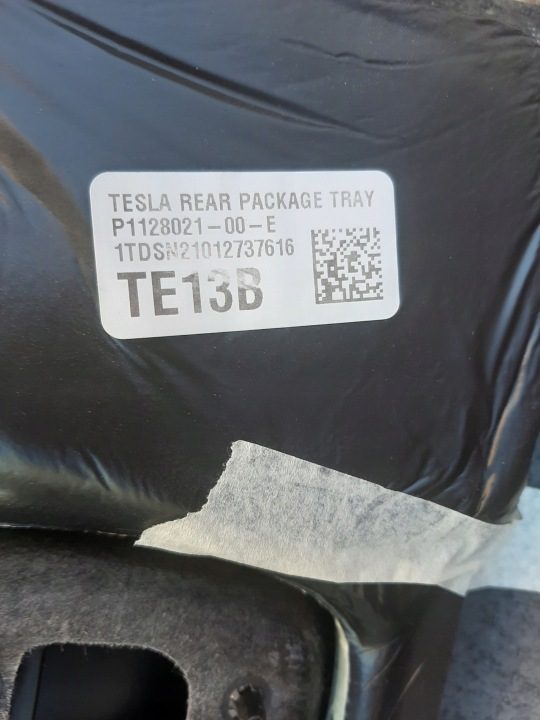 Полка багажника Tesla 3 1128021-00-E, фото 3