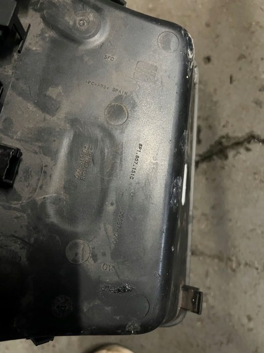 SEAT IBIZA IV 6J РЕСТАЙЛИНГ 13-17 БАРДАЧОК ПОЛКА АВАРИЙНОГО 6P1857151C, фото 2