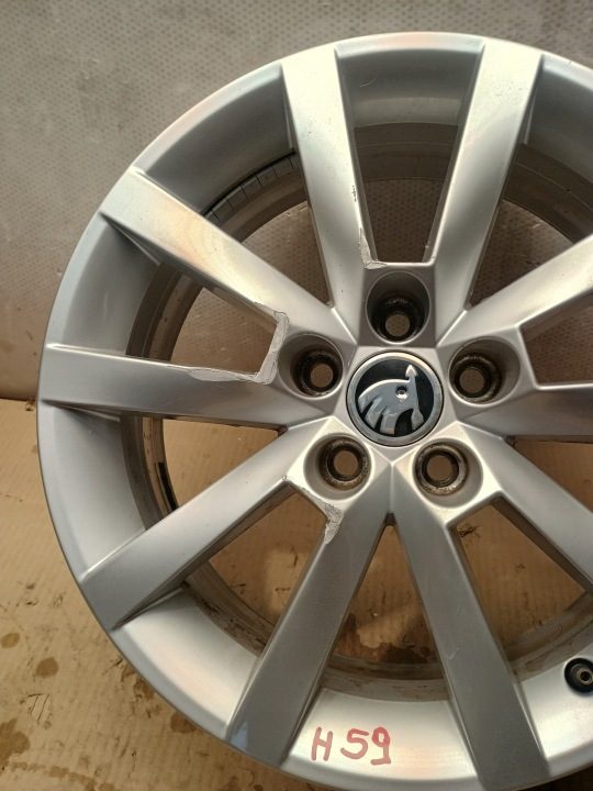 Литой диск Skoda OE 657601025B 6.0" x 16" 5x100 ET 38, фото 3