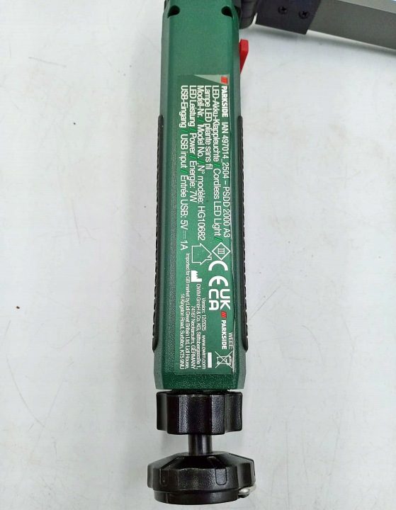 PARKSIDE PSDD 2000 A3 Фонарь LED складной 600 lm USB-C магнитный на АКБ, фото 4