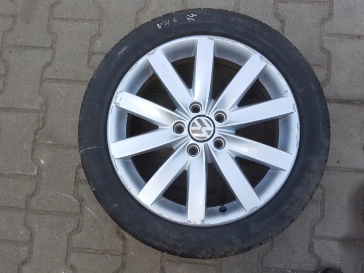 Литой диск Volkswagen OE Touran Jetta Golf 7.0" x 17" 5x112 ET 54, фото 1