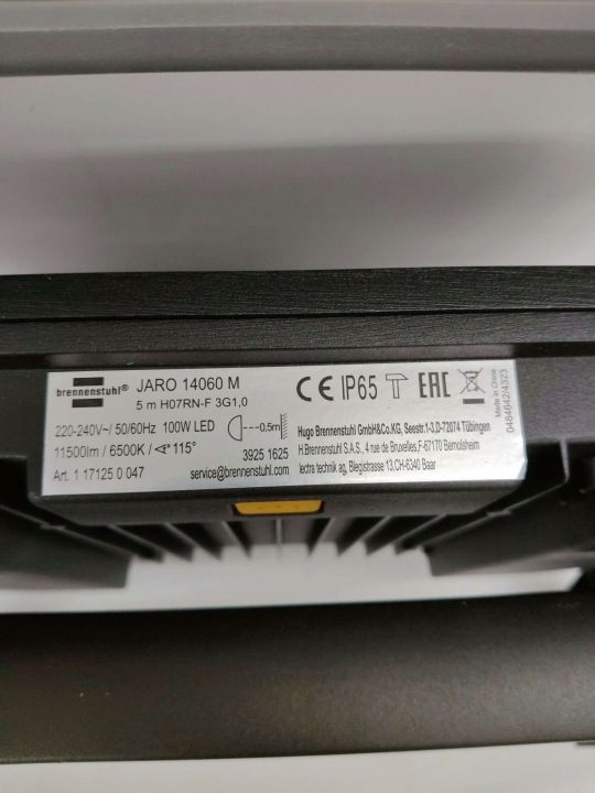 Фара budowlany LED JARO 14060 м, 100W, IP65, 5m, ściemnialny, фото 6