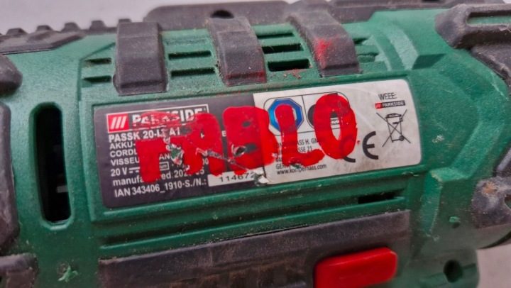 Аккумуляторный Ударный гайковерт PARKSIDE PASSK 20-Li 20V 400 Нм +Кейс Насадки, фото 12