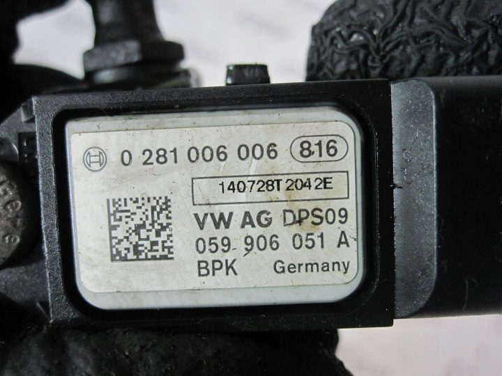 AUDI A4 A5 A6 EXEO 2.0 TDI CAG 143 л.с. датчик давления выхлопных газов 059906051A, фото 4