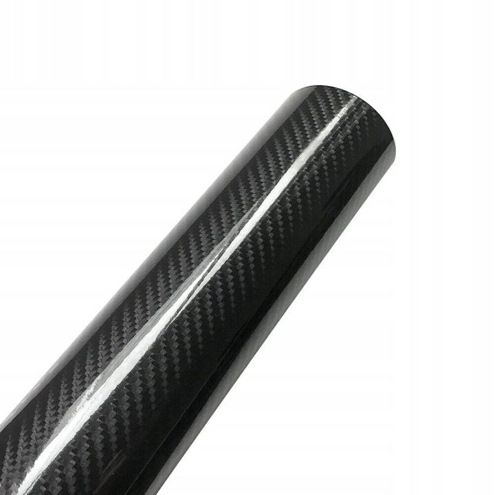 5 arkuszy diagonalnej folii winylowej с włókna угольного 100x30 см для авто, фото 1