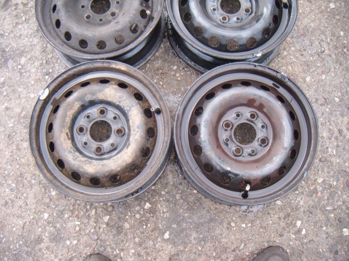 4× Штампованный диск Fiat OE 5.0" x 13" 4x98 ET 35, фото 4