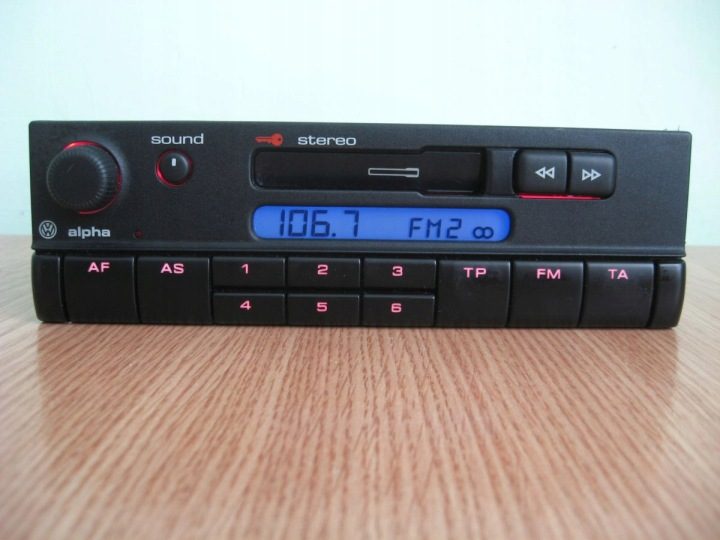 Автомагнитола VW ALPHA IV 1-DIN, фото 3