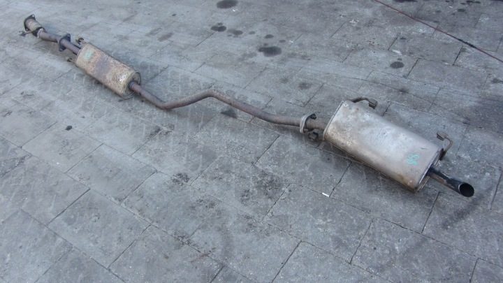 NISSAN PULSAR ГЛУШИТЕЛЬ В СБОРЕ 13-18, фото 1