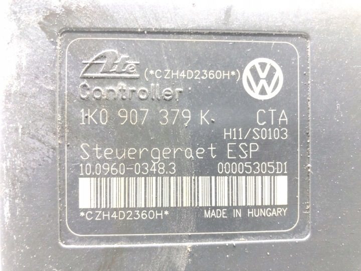 НАСОС ABS VW GOLF V 1K0614517H 1.4 75 л.с. 03-10, фото 6