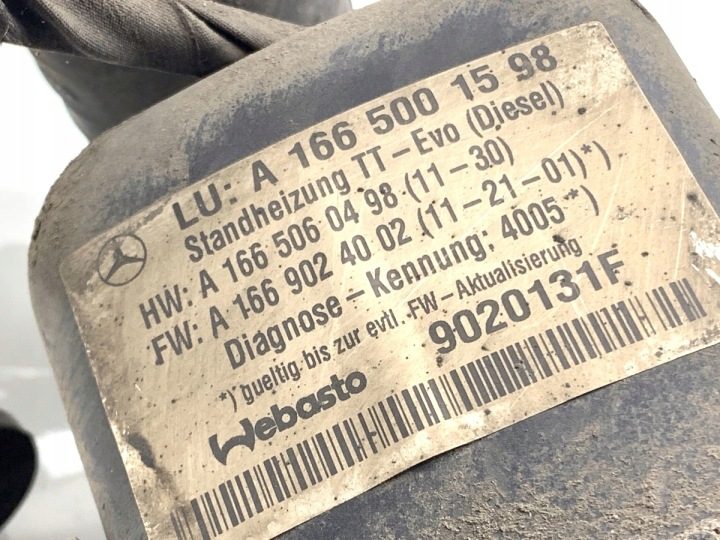 WEBASTO MERCEDES КЛАСС GL A1665001598 ВНЕДОРОЖНИК 3.0 12-15, фото 6
