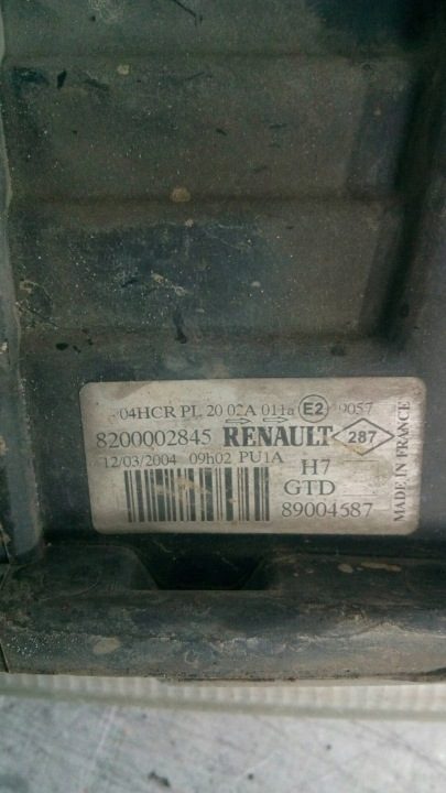 Фара передняя Renault Laguna 8200002845 левая, фото 3