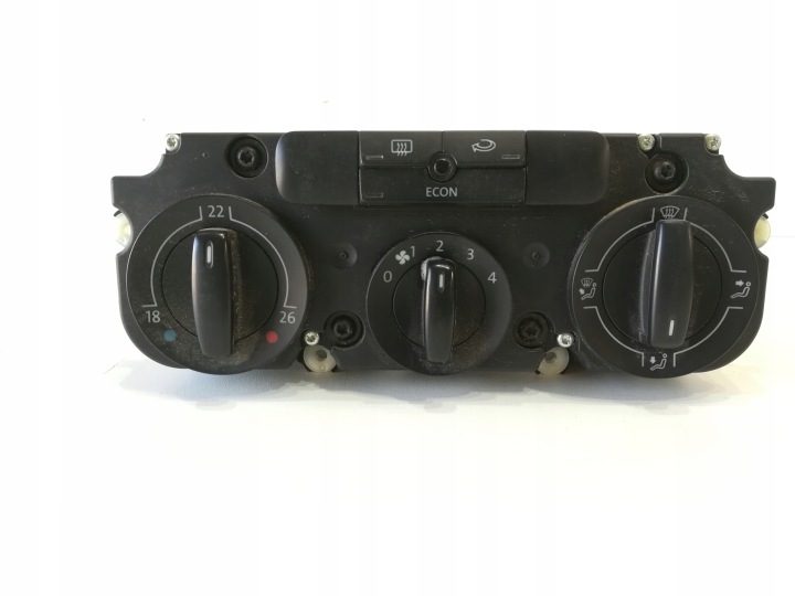 БЛОК УПРАВЛЕНИЯ ПЕЧКОЙ КОНДИЦИОНЕРА VW GOLF V 2004 г., фото 1