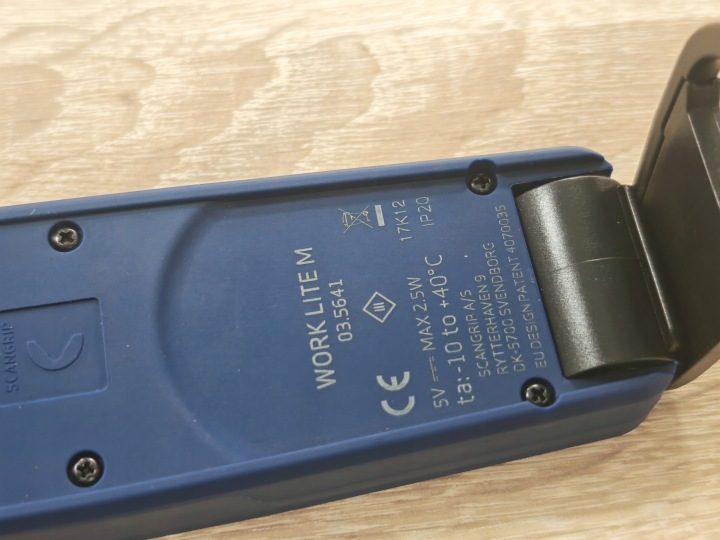SCANGRIP WORK LITE M фара рабочего света 3,7V/1,2Ah, 110/220lm, фото 5