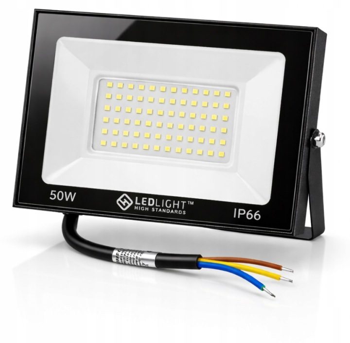 Прожектор LED LeoBye 50 Вт 4000 lm белый zimny IP66, фото 1