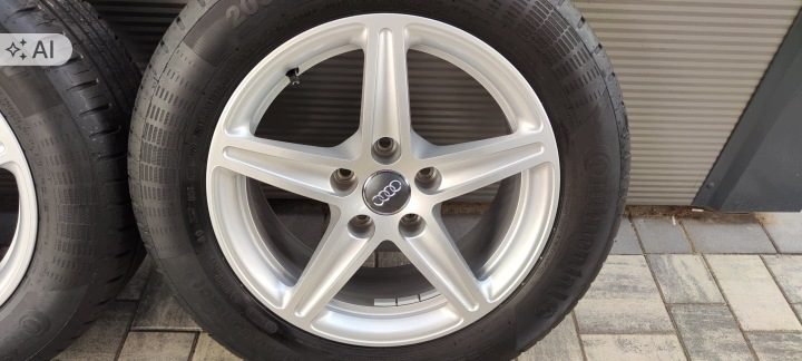 Диски Колеса Летние Audi A4 B8 B9 A6 C6 205/60 R16 92W Continental КАК НОВЫЕ, фото 6