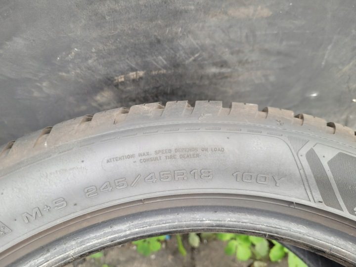 Шина всесезонная Goodyear Vector 4Seasons Gen-3 245/45R18 100 Y сцепление на снегу (3PMSF), защита диска, усилитель (XL), фото 3