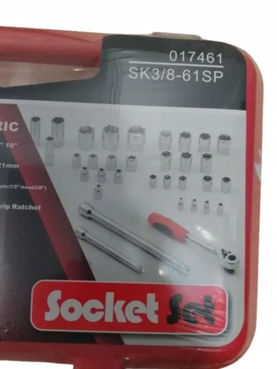 КОМПЛЕКТ ТОРЦЕВЫХ ГОЛОВОК TECH TOOL SK3/8-61SP, фото 2