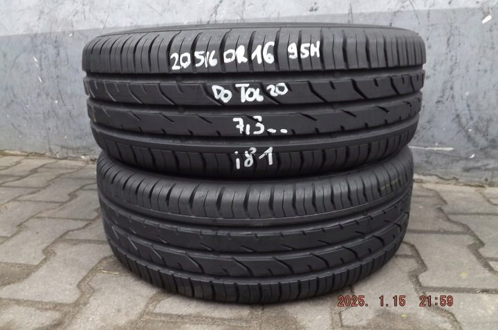 2× Шина летняя Continental ContiPremiumContact 2 205/60R16 92 В AO - Audi, фото 1