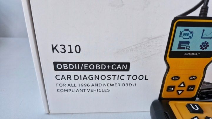 ТЕСТЕР ЦИФРОВОЙ ДИАГНОСТИЧЕСКИЙ OBD II K310 GWR, фото 3