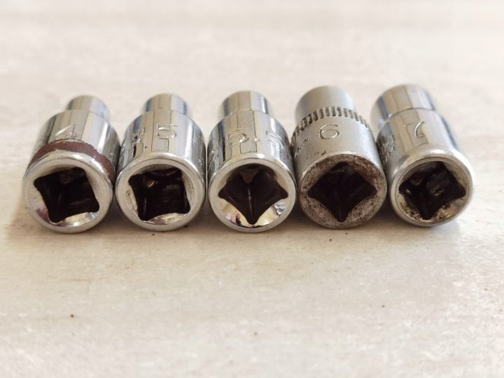 Насадки 1/4" 6-kątne FORCH 4, 5, 5.5, 6, 7 мм, фото 4
